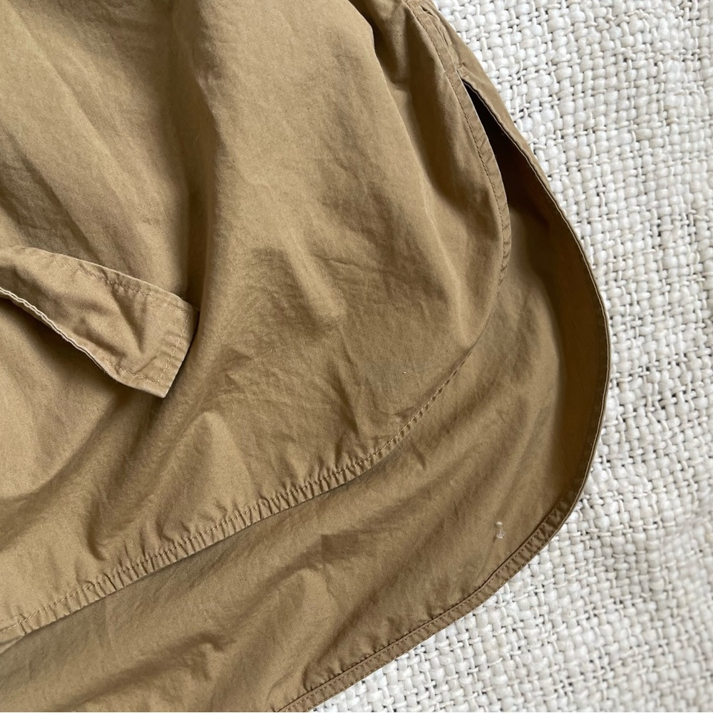 Gap belted shirt dress in light brown beige size s - Picture 5 of 7